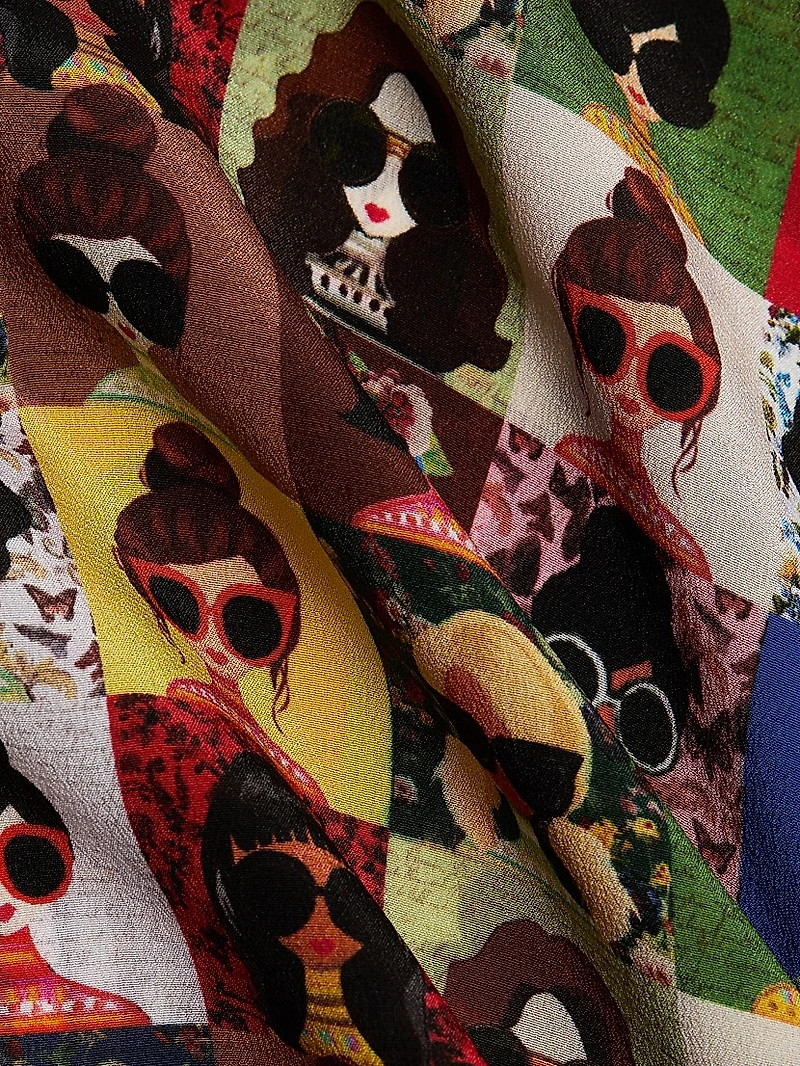 Willa Staceface Silk Shirt