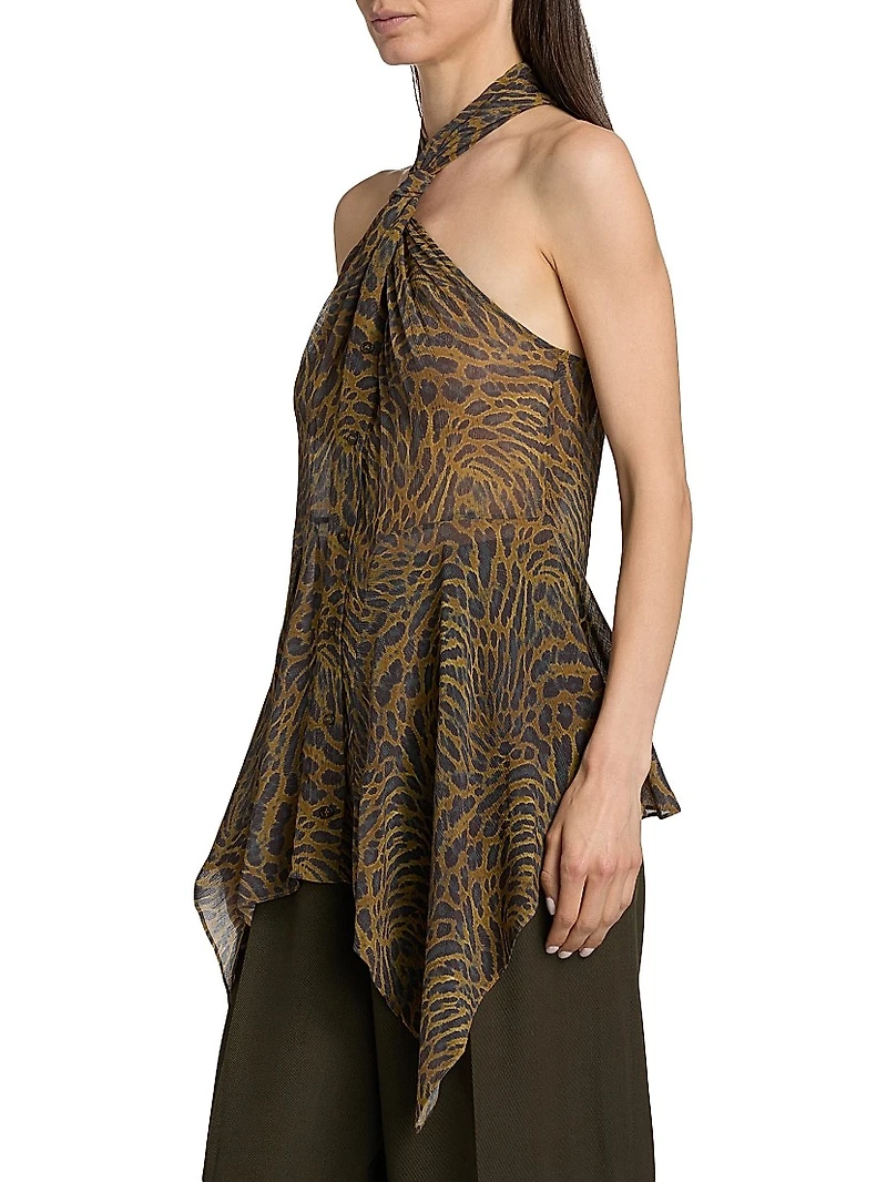 Cassian Halter Twist Top