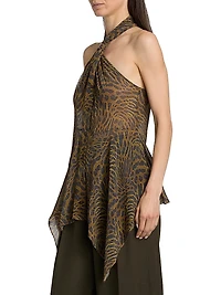 Cassian Halter Twist Top