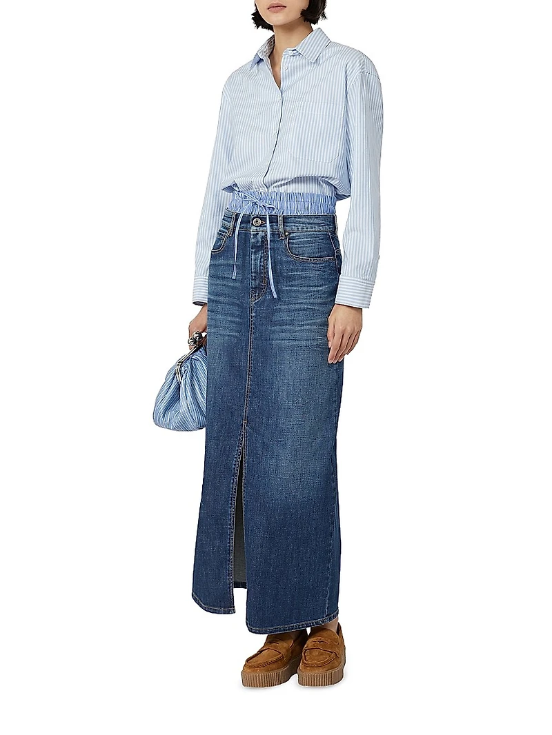 Denim 5 Pocket Skirt