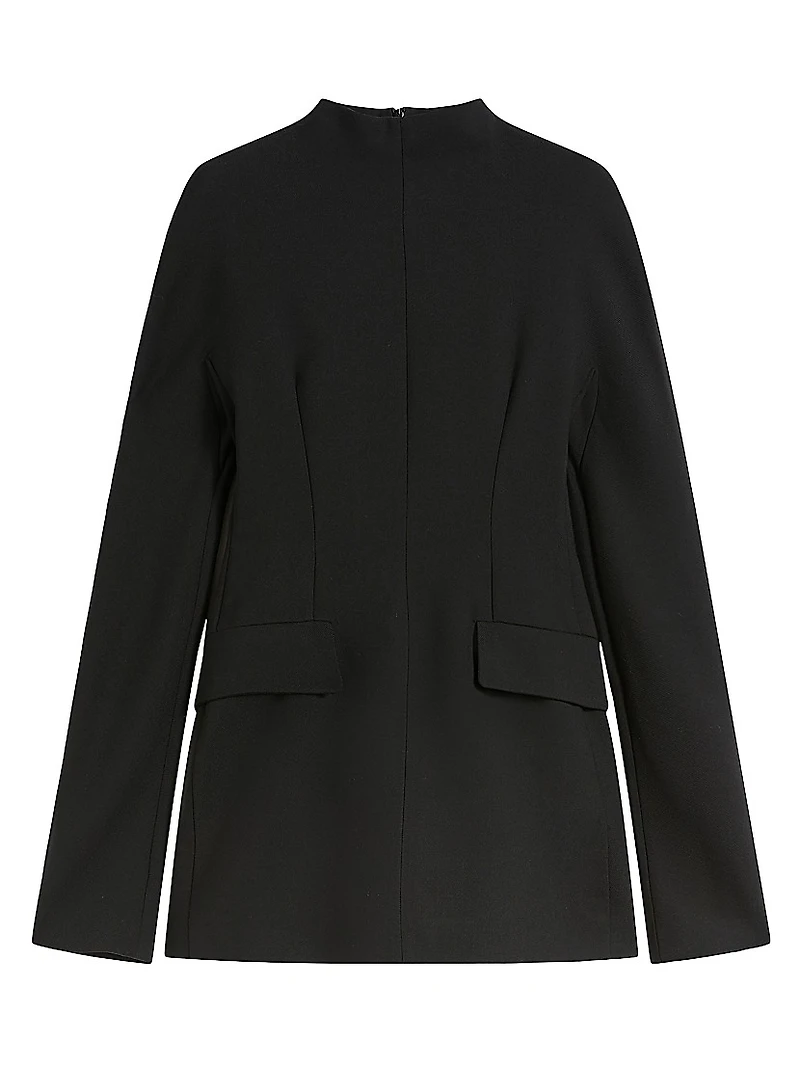 Short Dress with Contoured Sides Klepsydra Capsule