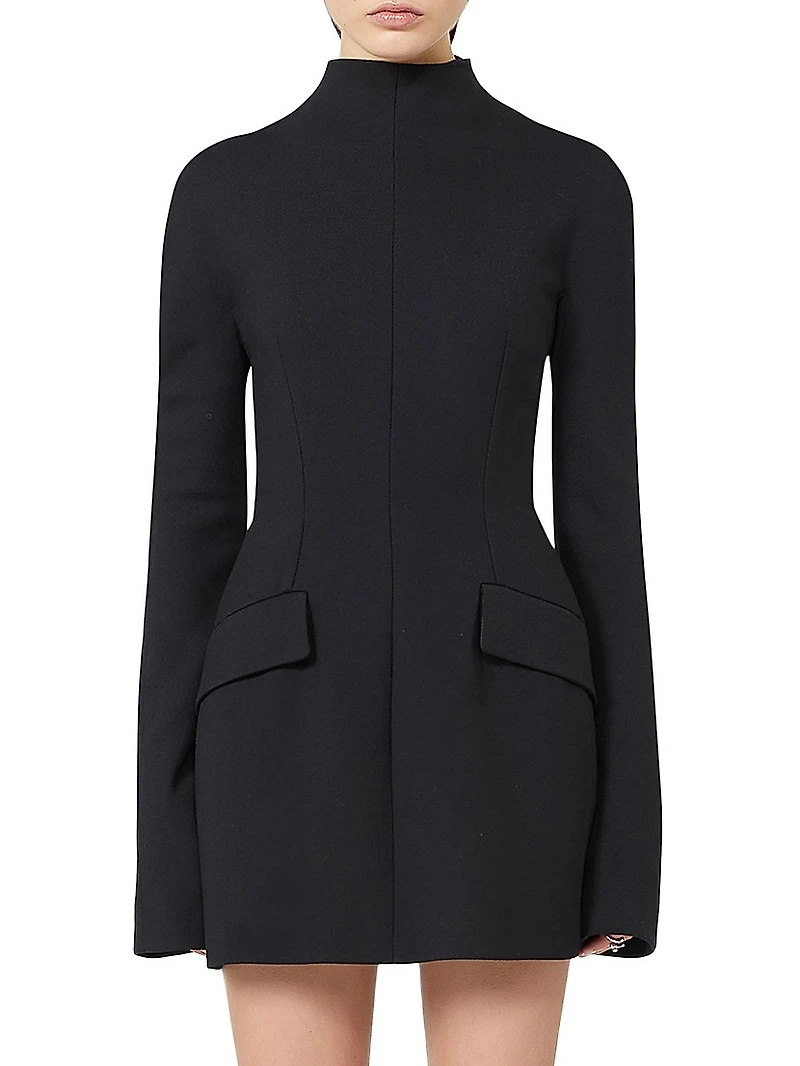 Short Dress with Contoured Sides Klepsydra Capsule