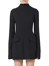 Short Dress with Contoured Sides Klepsydra Capsule