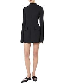 Short Dress with Contoured Sides Klepsydra Capsule