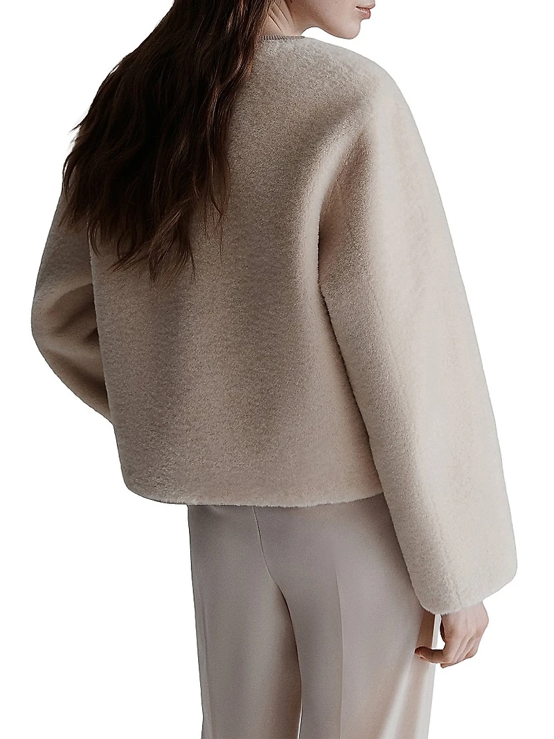 Short Jacket with Scarf Detail