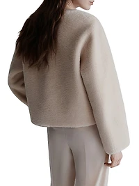 Short Jacket with Scarf Detail