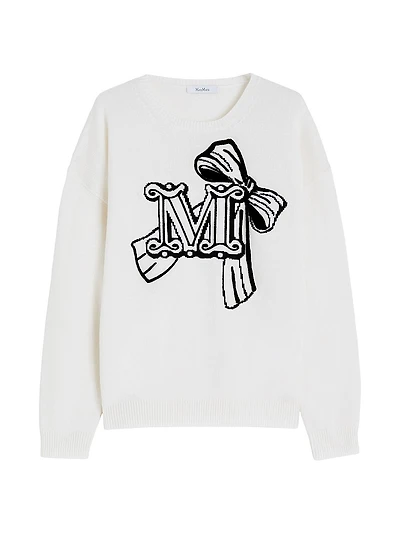 Jacquard Wool and Cashmere Sweater