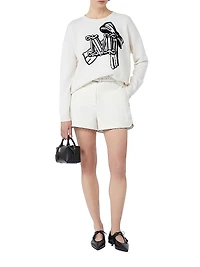 Jacquard Wool and Cashmere Sweater