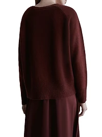 Boxy Fit Pure Wool Sweater