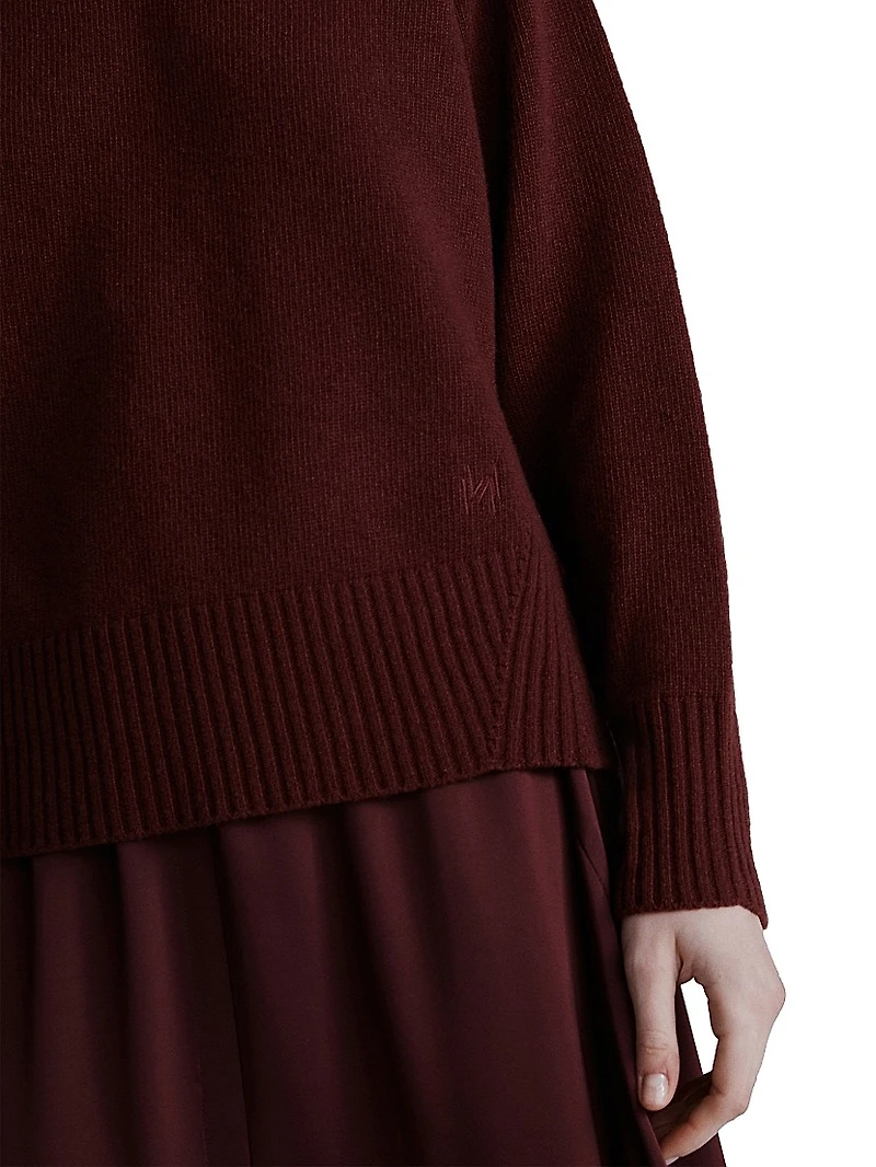 Boxy Fit Pure Wool Sweater