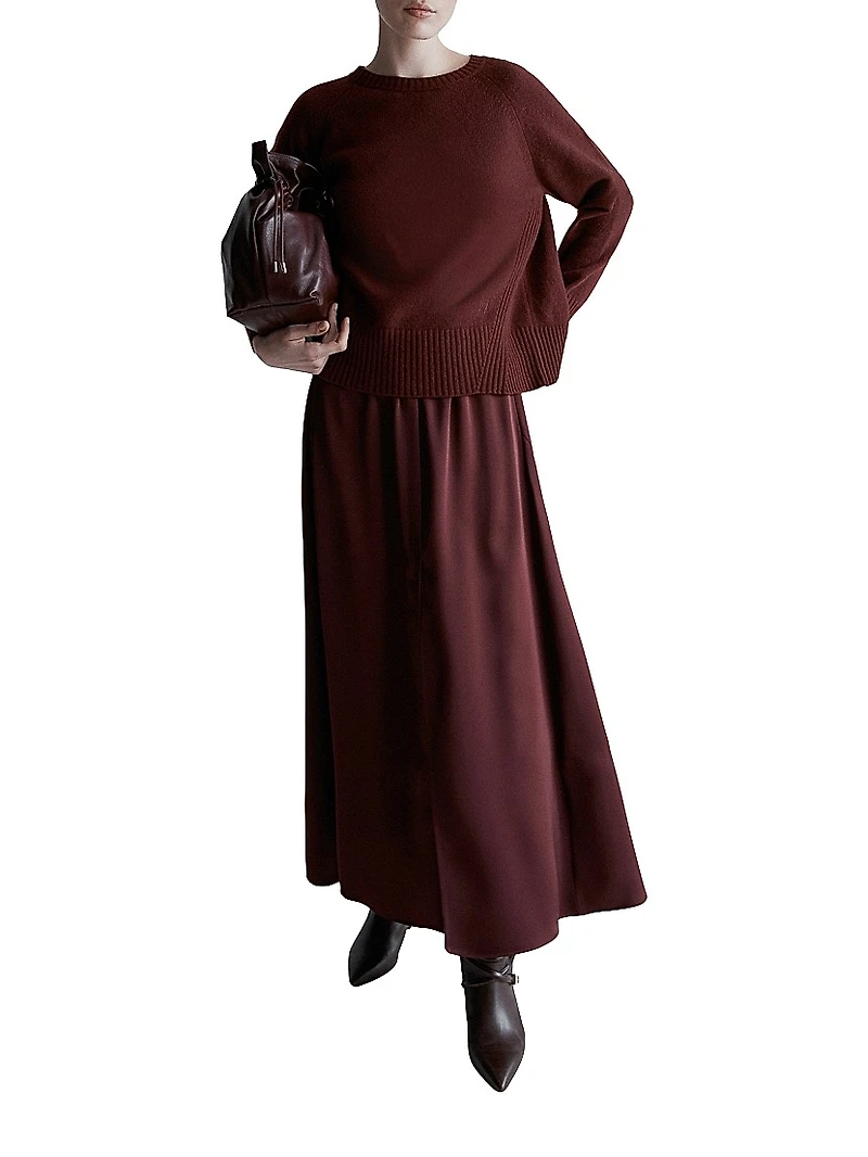 Boxy Fit Pure Wool Sweater