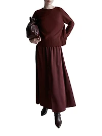 Boxy Fit Pure Wool Sweater