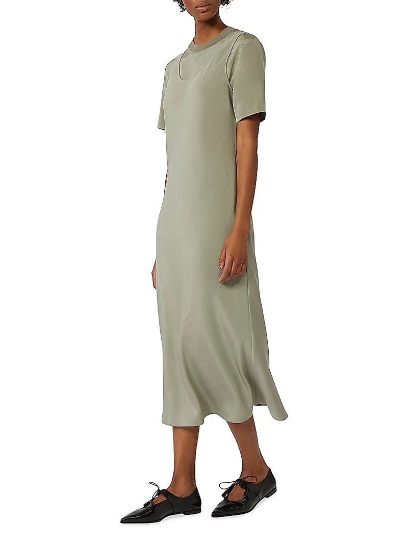 Crepe De Chine Dress