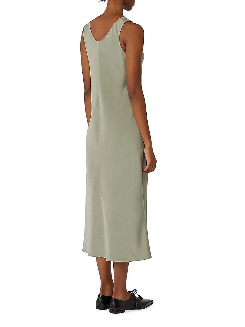 Crepe De Chine Dress