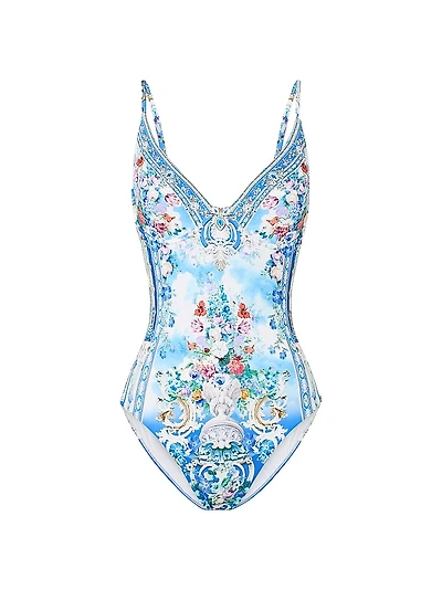 Ottoman Underwire One-Piece Swimsuit