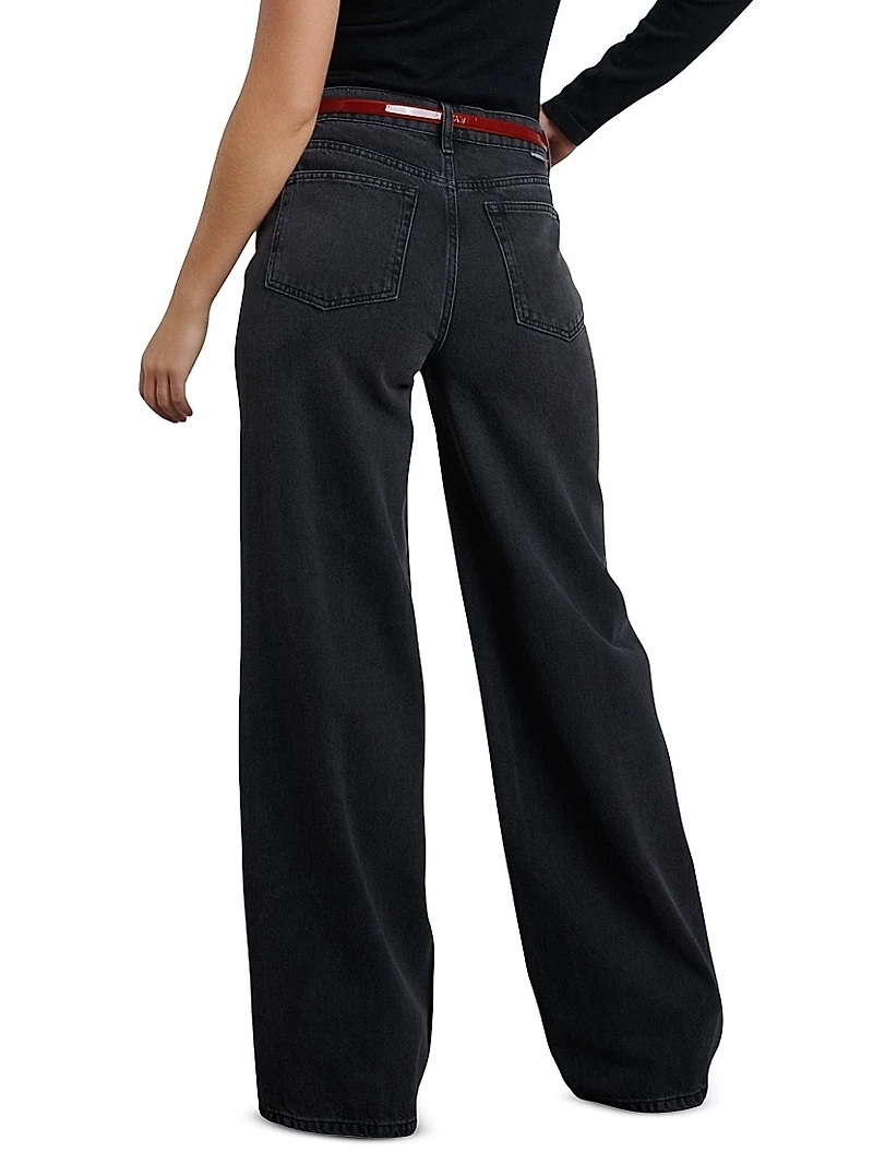 The Jovi Retro Wide Leg High Rise Jeans