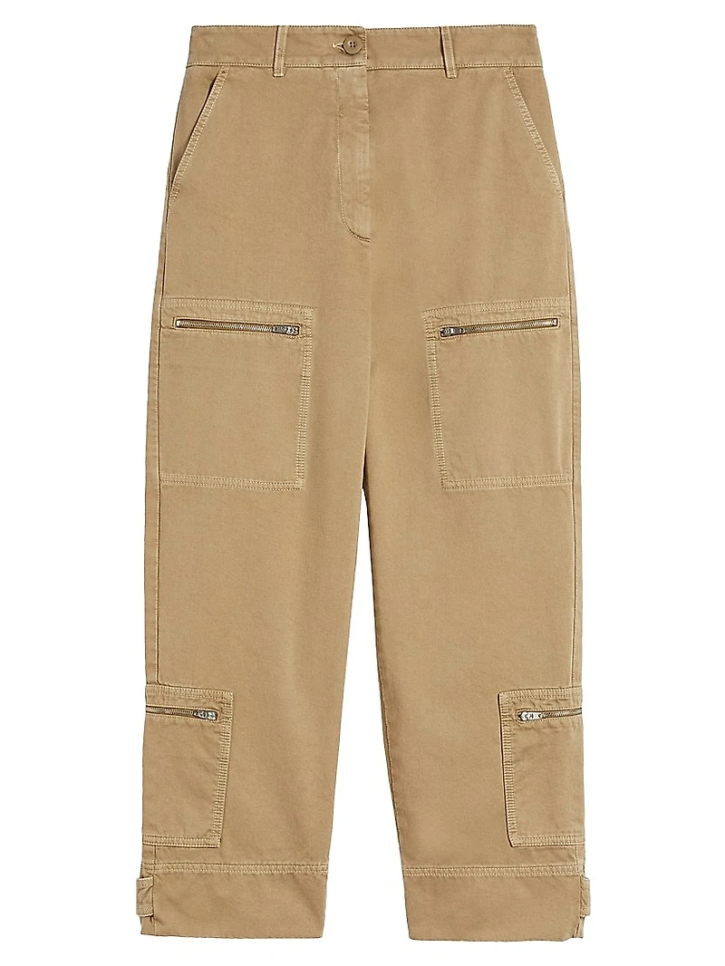 Cotton Satin Trousers