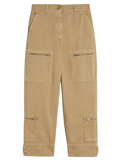 Cotton Satin Trousers