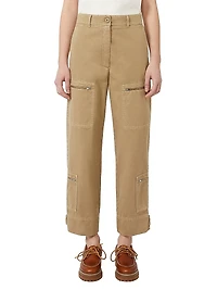 Cotton Satin Trousers