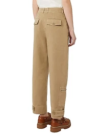 Cotton Satin Trousers