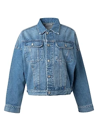 The Ryder Retro Oversized Denim Jacket