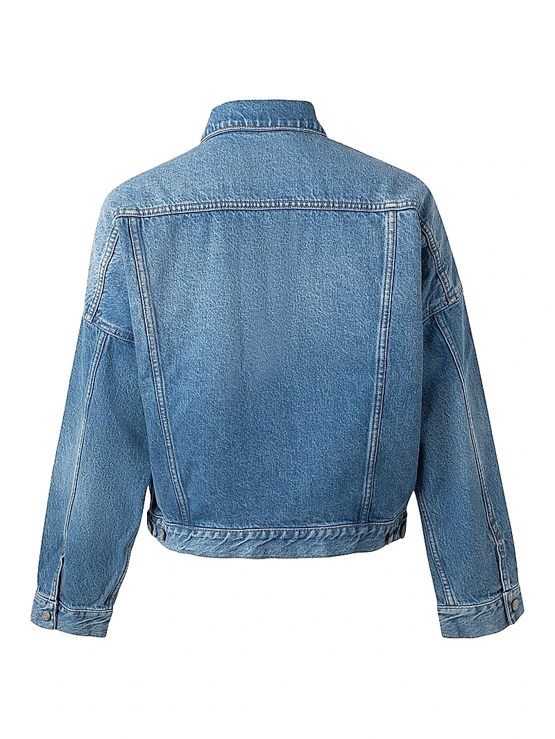 The Ryder Retro Oversized Denim Jacket