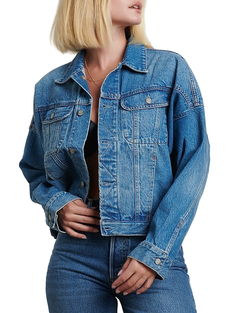 The Ryder Retro Oversized Denim Jacket