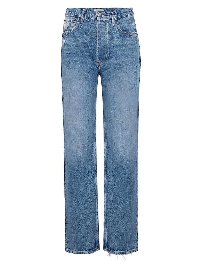The Ziggy Straight Leg High Rise Jeans