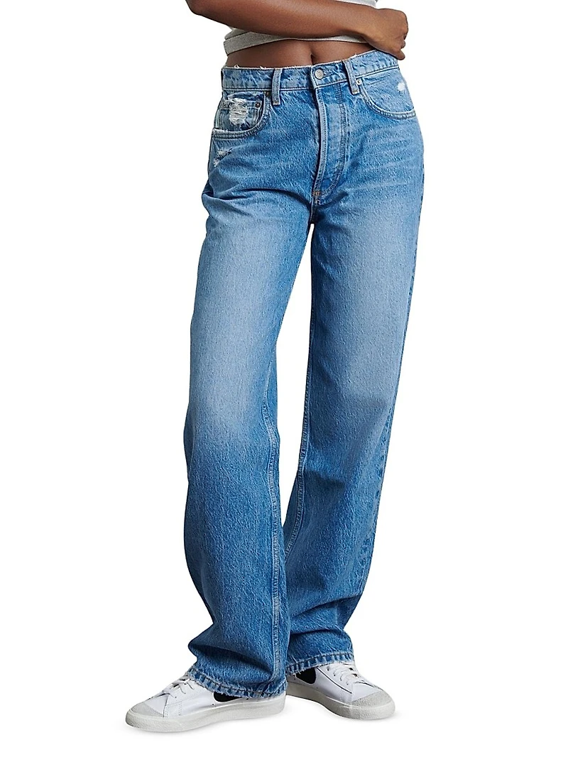 The Ziggy Straight Leg High Rise Jeans