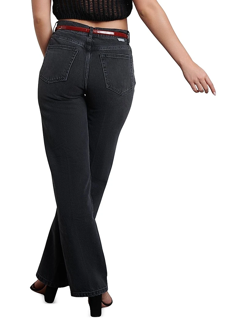 The Ziggy Straight Leg High Rise Jeans