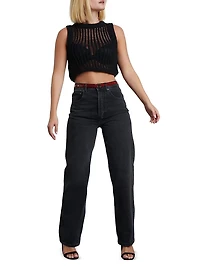 The Ziggy Straight Leg High Rise Jeans