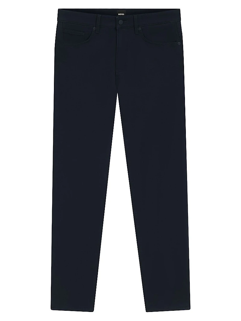 Delaware Slim-Fit Trousers Brushed Satin