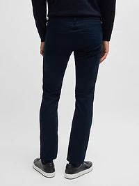 Delaware Slim-Fit Trousers Brushed Satin