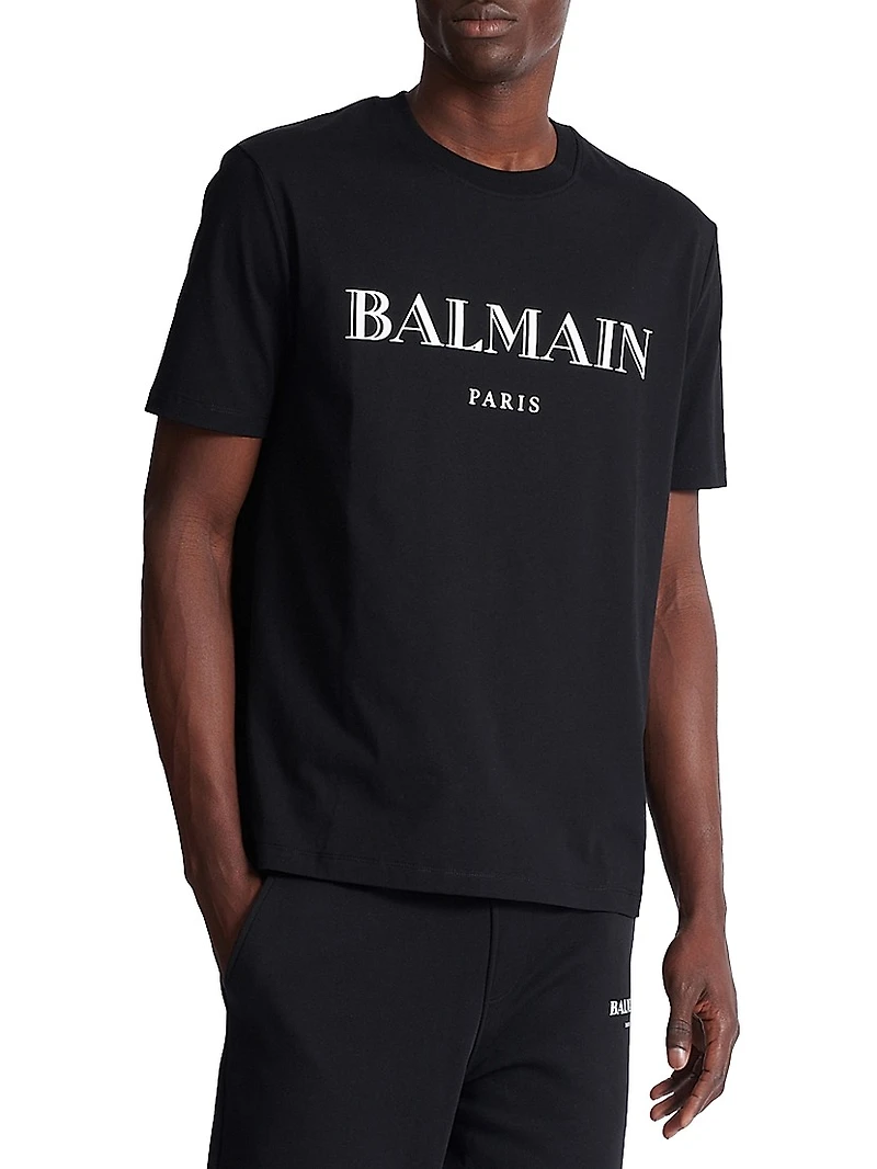 Logo Cotton Jersey Crewneck T-Shirt