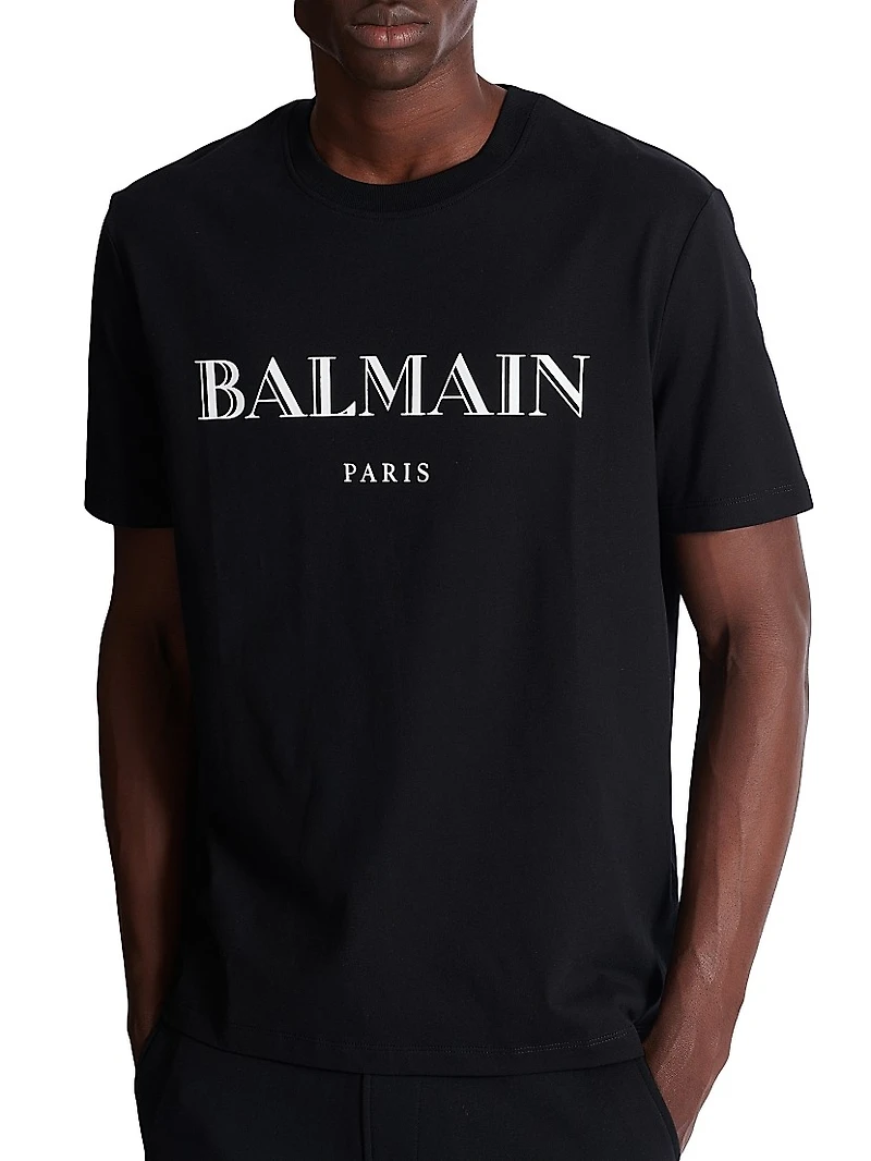 Logo Cotton Jersey Crewneck T-Shirt