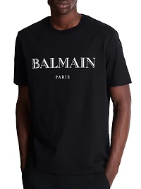 Logo Cotton Jersey Crewneck T-Shirt