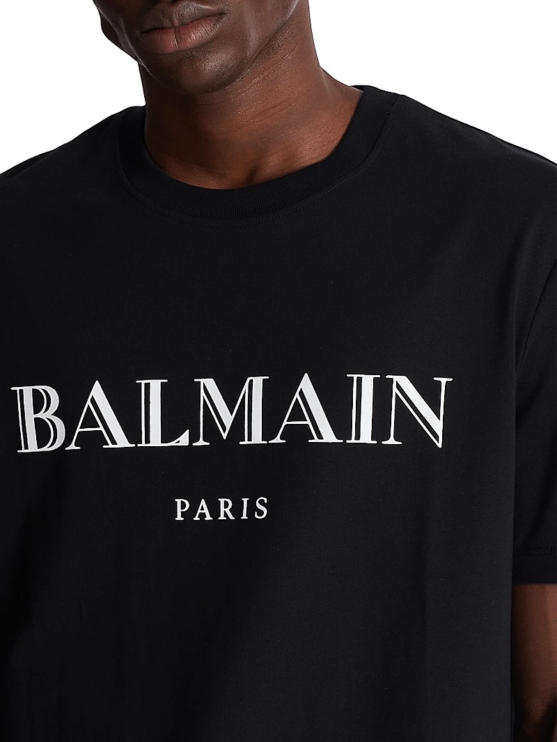 Logo Cotton Jersey Crewneck T-Shirt