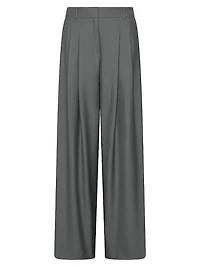 Wide Fit Gabardine Trousers