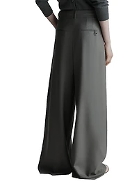 Wide Fit Gabardine Trousers