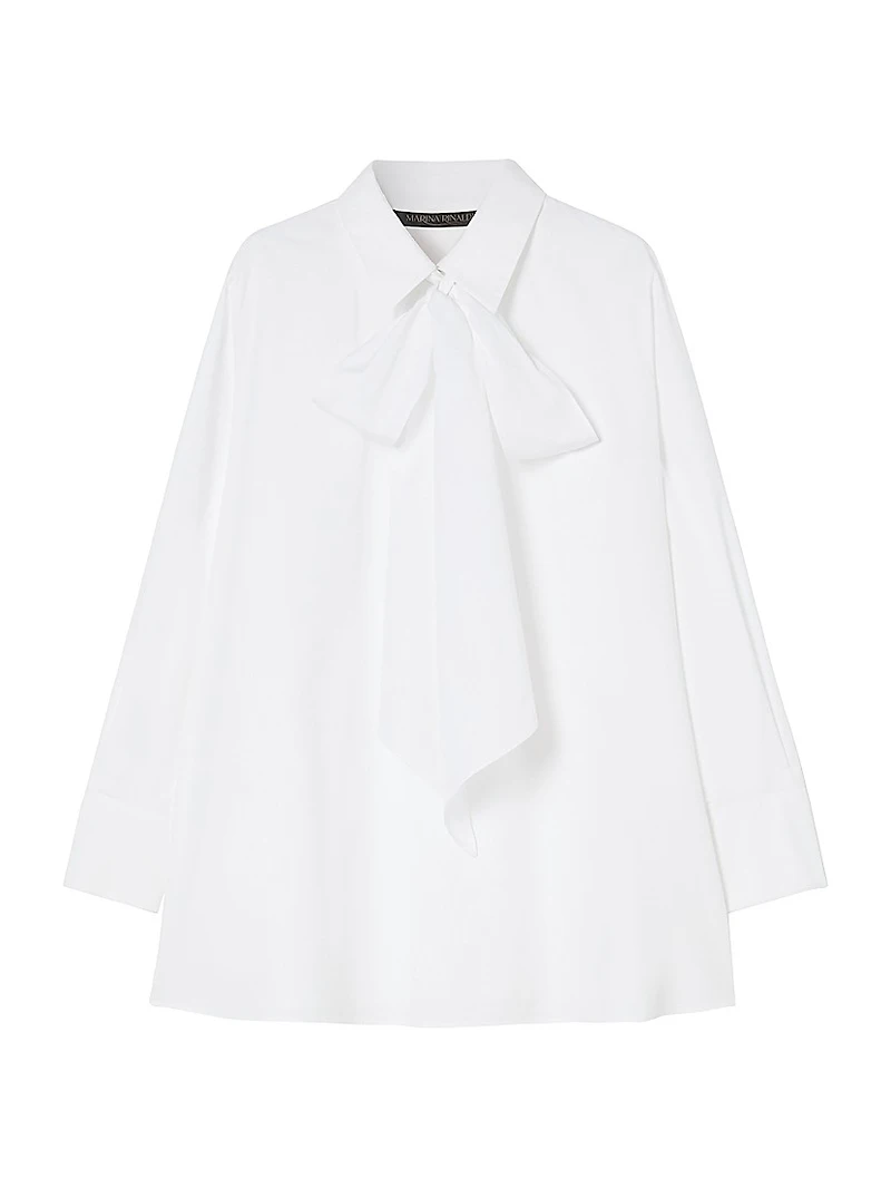 Cotton Poplin Tunic Top