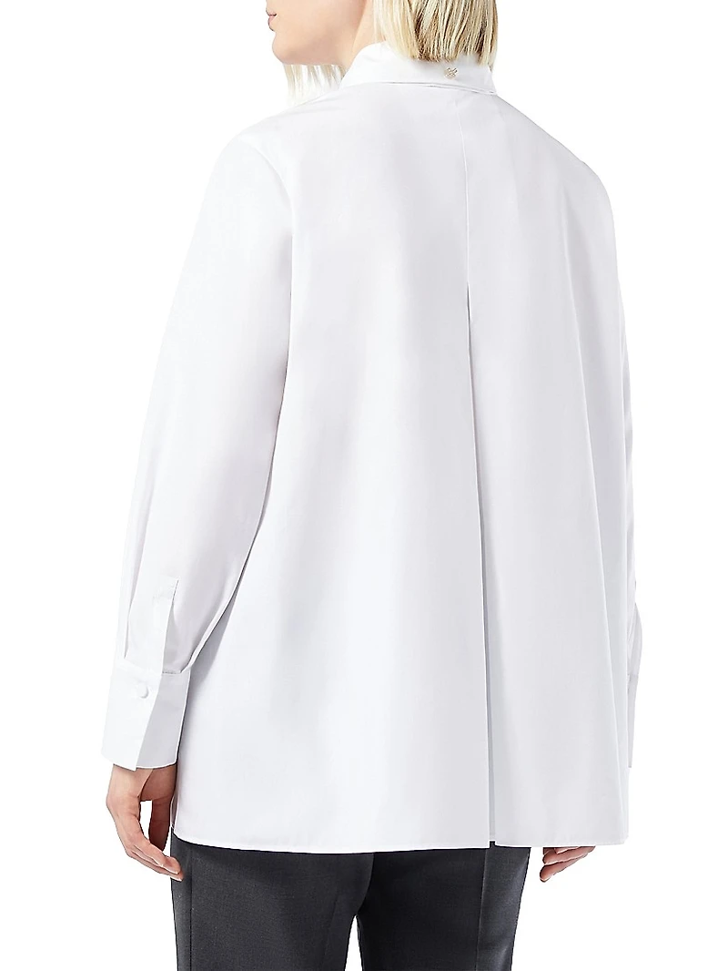 Cotton Poplin Tunic Top