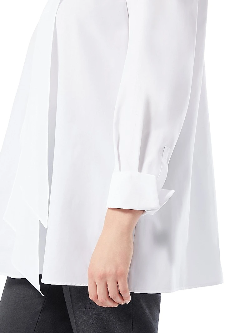 Cotton Poplin Tunic Top