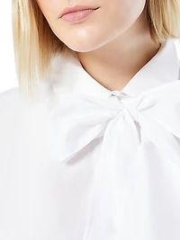 Cotton Poplin Tunic Top