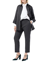 Cotton Poplin Tunic Top