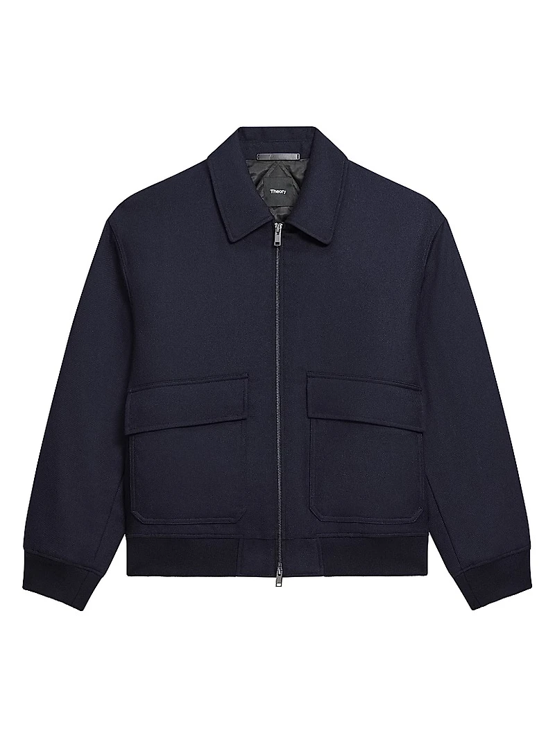 Modern Aviator Wool Jacket