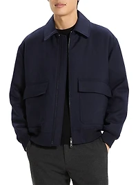 Modern Aviator Wool Jacket