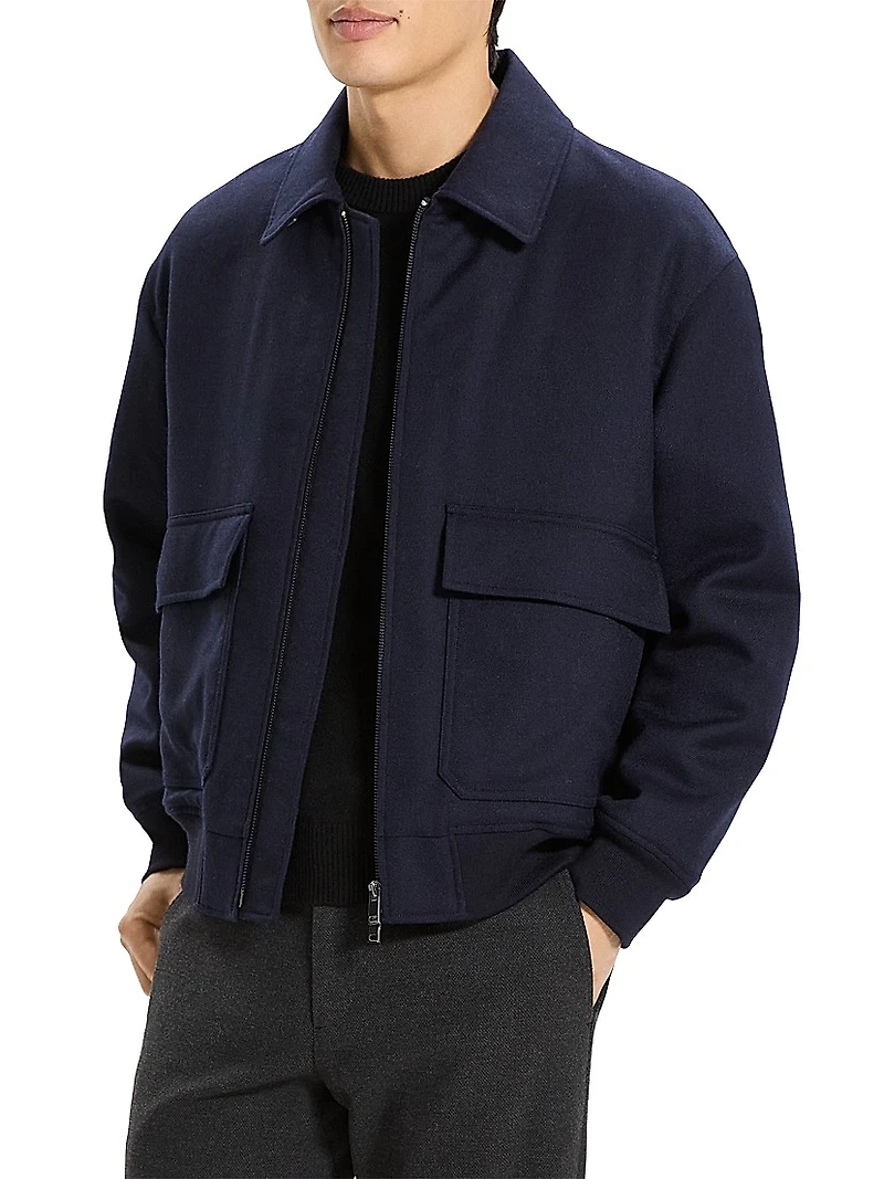 Modern Aviator Wool Jacket