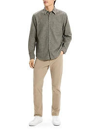 Weekend Herringbone Cotton Flannel Shirt