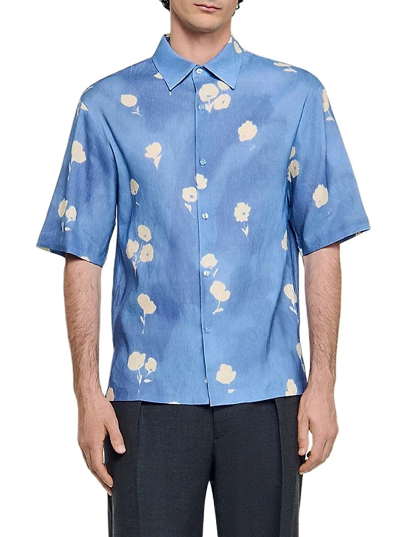 Floral Motif Shirt