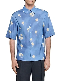 Floral Motif Shirt